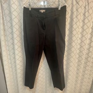 Loft Julie style cropped slacks work pants sz 10